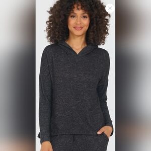 astrologie Teigen Hooded Pullover Top Black Onyx Size Large